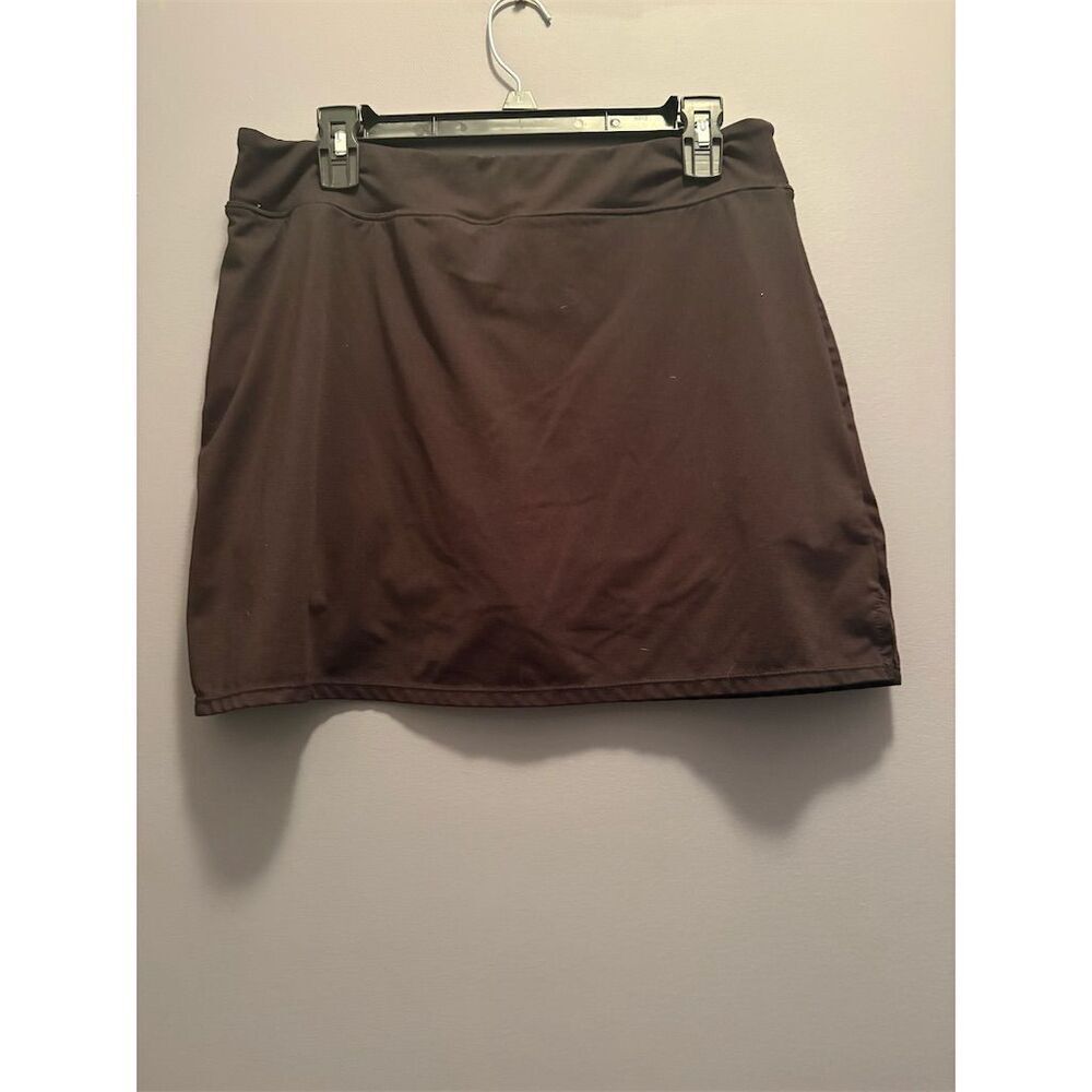 *3/$15 Tranquility by Colorado Clothing  Women's Skort Size L Black Short - Picture 3 of 8